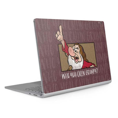 Disney Snow White Grumpy Surface Book 2 13.5in Skin
